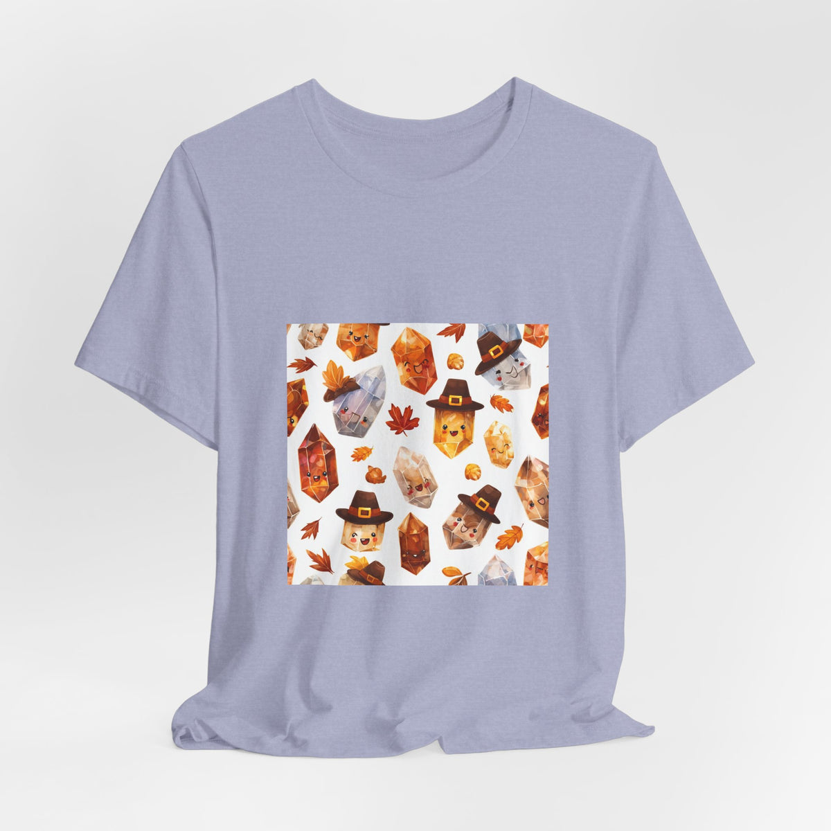 Thanksgiving Crystal Harvest T-Shirt | Soft Blues