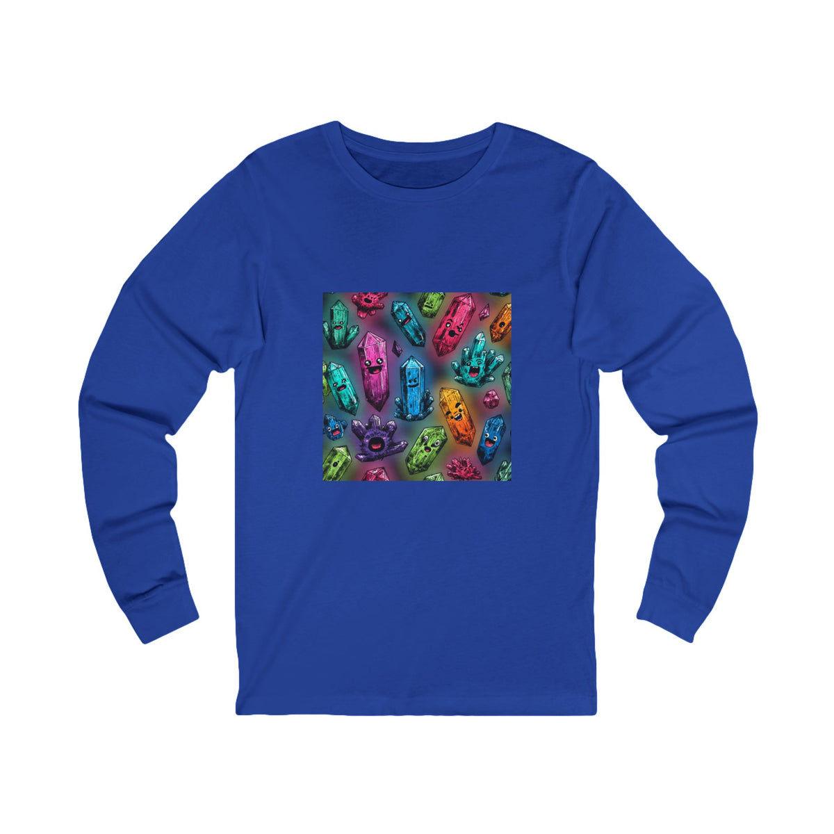 Colorful Crystal Characters Long Sleeve T-Shirt