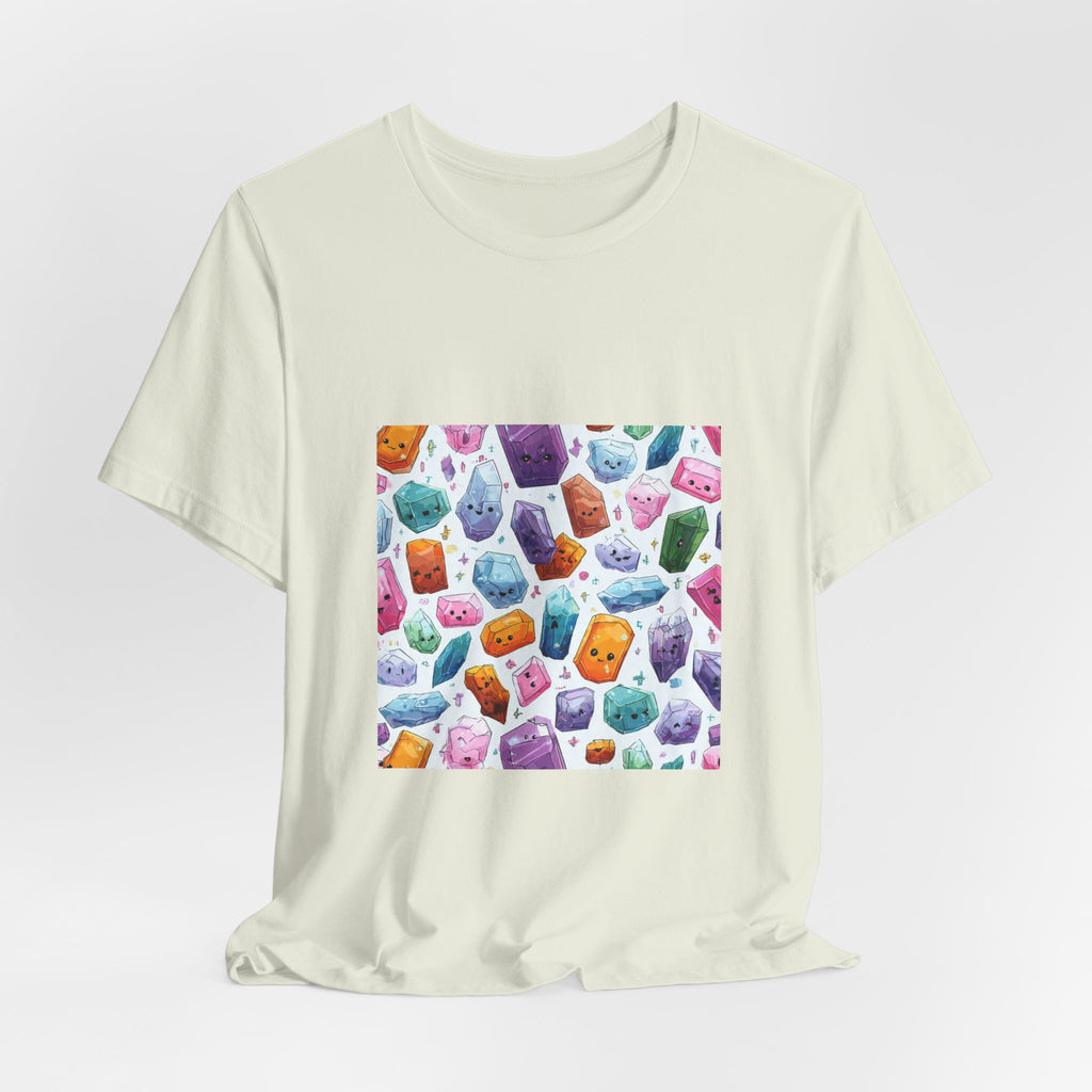 Pastel Crystal Friends T-Shirt | Golds, Mints & Teal