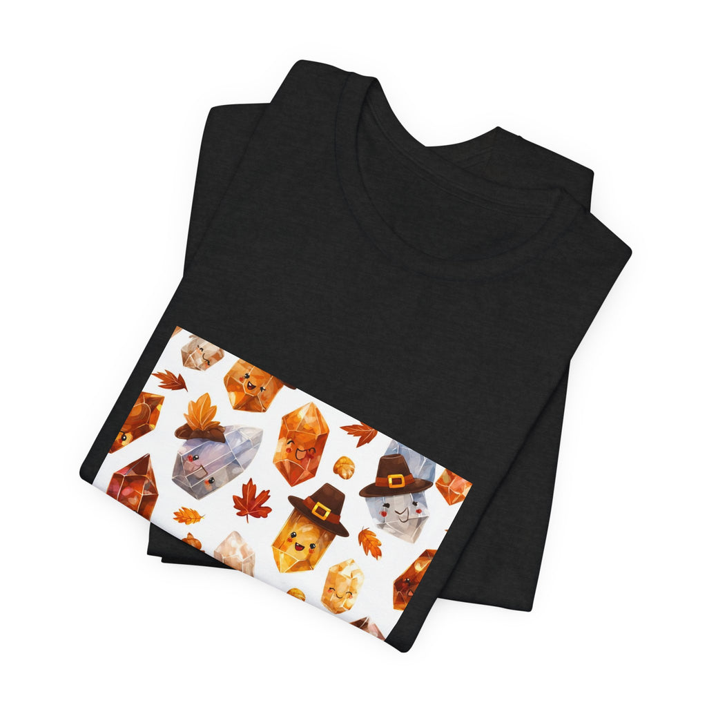 Thanksgiving Crystal Harvest T-Shirt | Dark Neutrals & Reds