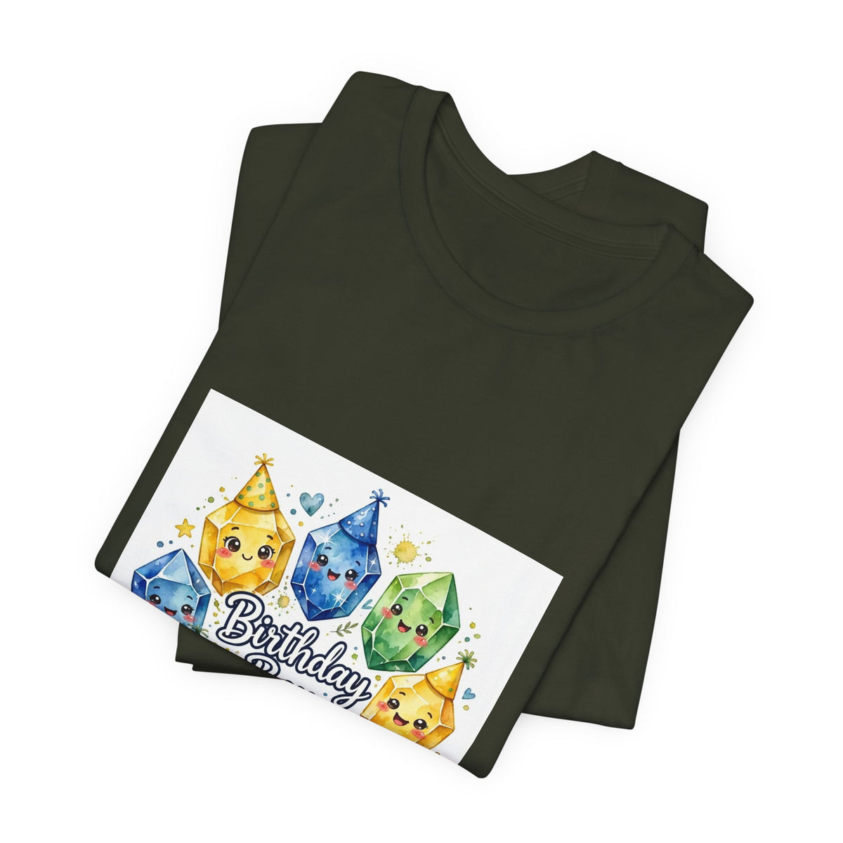Birthday Boy Crystal Party T-Shirt | Greens