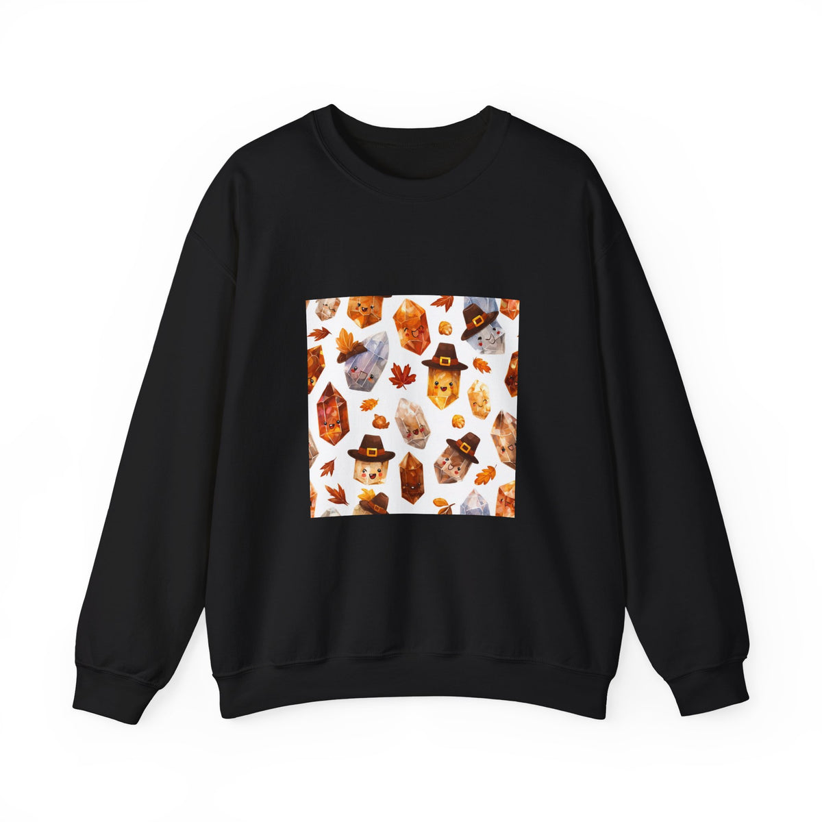 Thanksgiving Crystal Harvest Crewneck | Neutrals & Reds