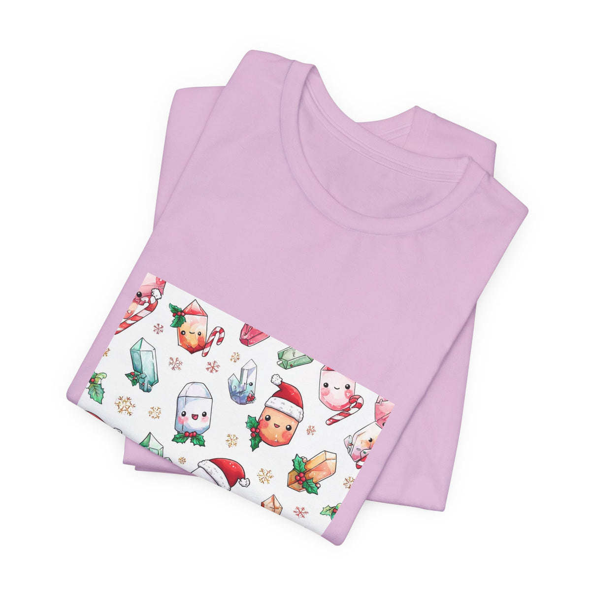 Pastel Christmas Crystal Friends T-Shirt | Royal, Navy & Purple