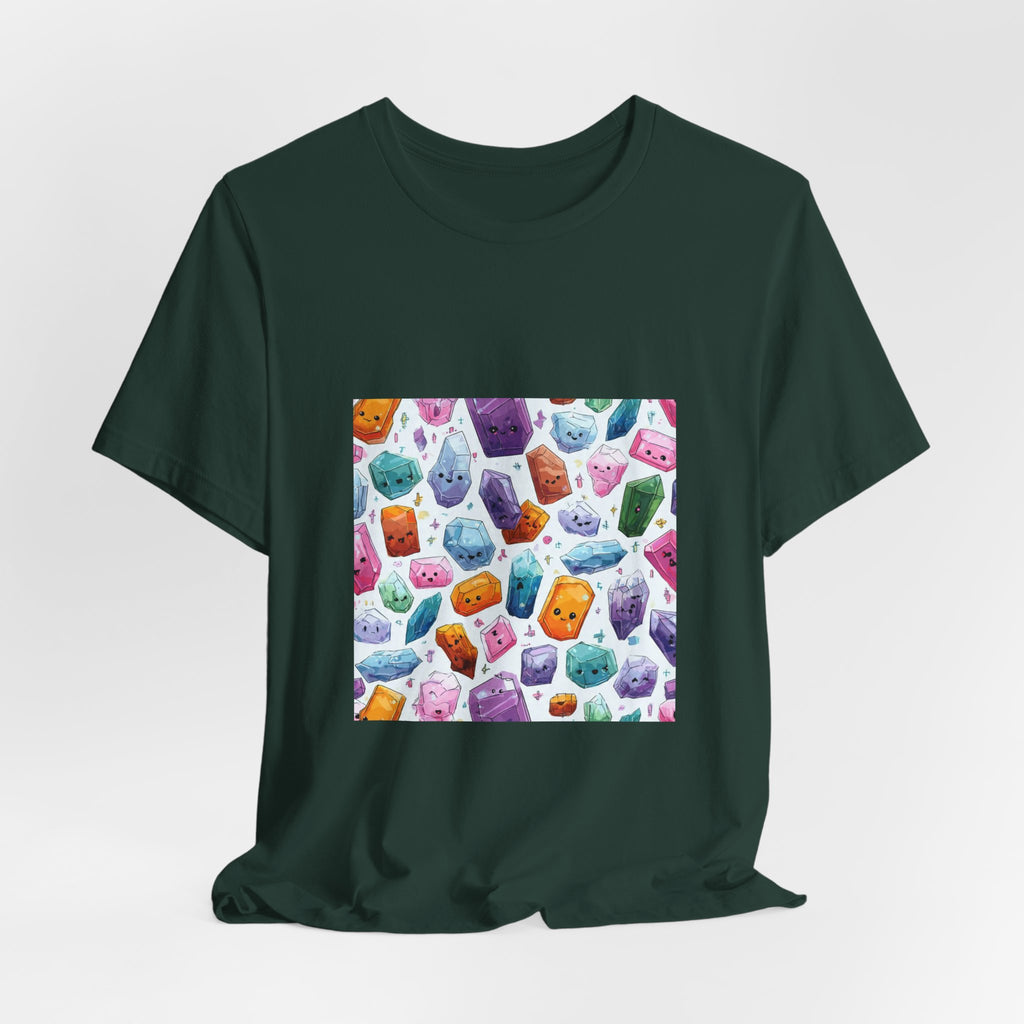 Pastel Crystal Friends T-Shirt | Forest & Ocean
