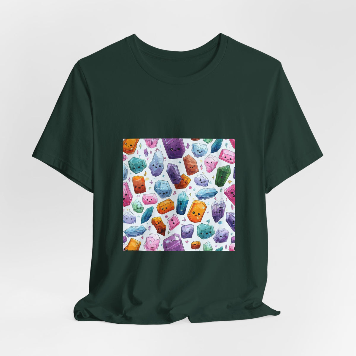 Pastel Crystal Friends T-Shirt | Forest & Ocean