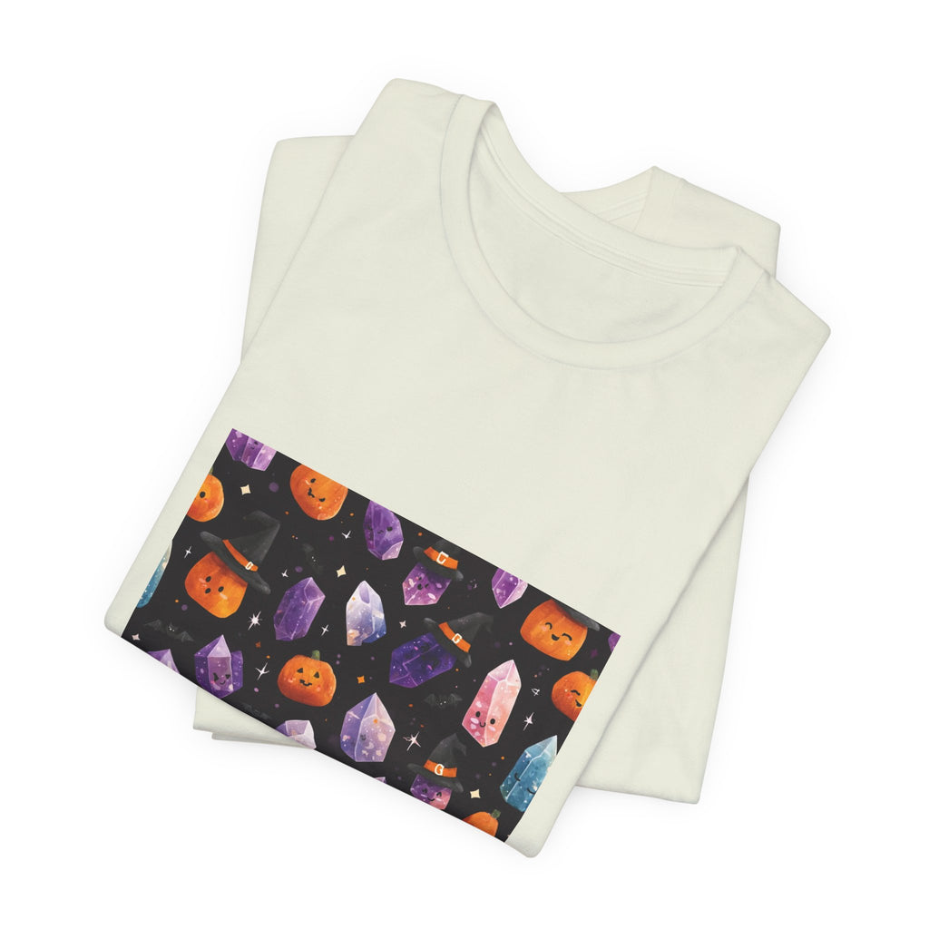 Halloween Crystal Party T-Shirt | Golds, Mints & Teal