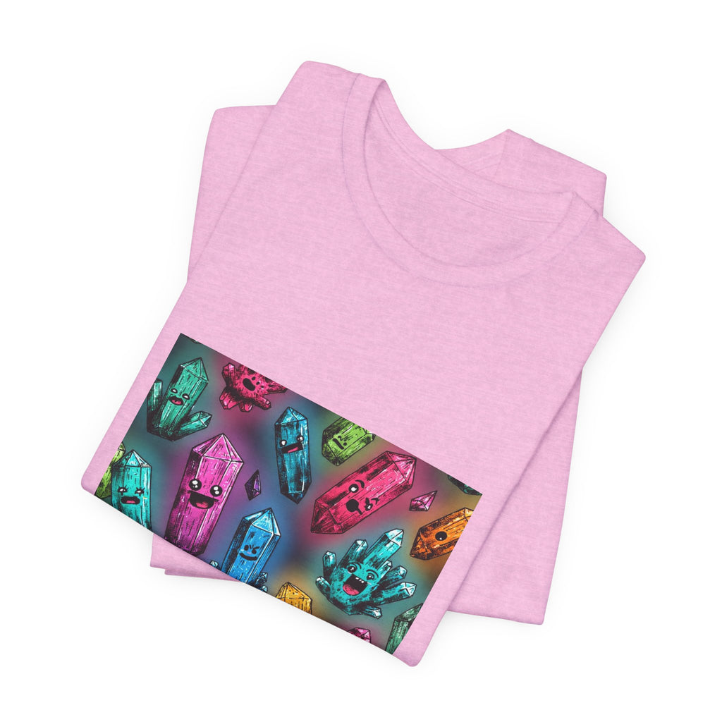 Colorful Crystal Characters T-Shirt | Pinks & Orchid