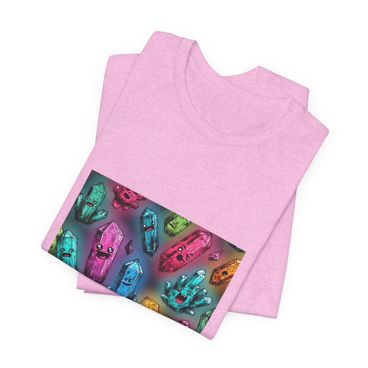 Colorful Crystal Characters T-Shirt | Pinks & Orchid