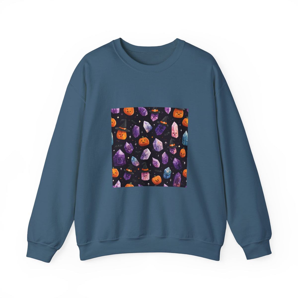 Halloween Crystal Party Crewneck | Blues, Purples & Pinks