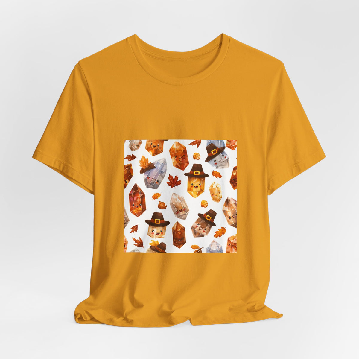 Thanksgiving Crystal Harvest T-Shirt | Golds, Mints & Teal