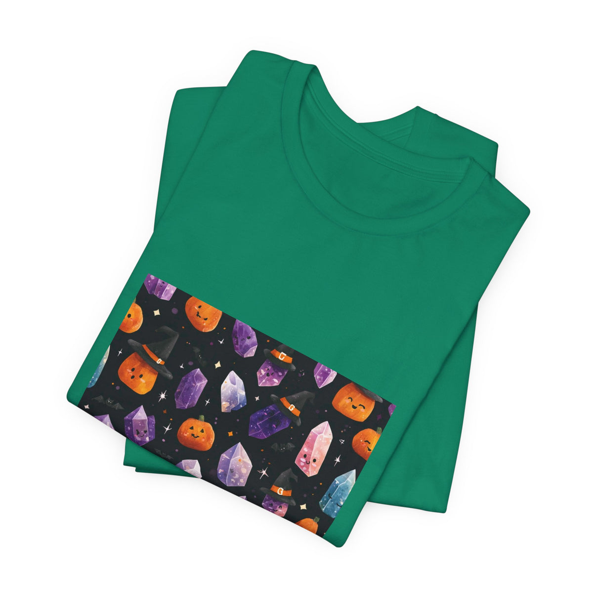 Halloween Crystal Party T-Shirt | Greens