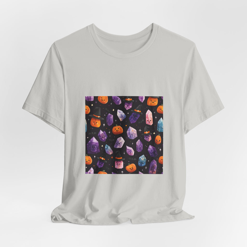Halloween Crystal Party T-Shirt | Light Neutrals