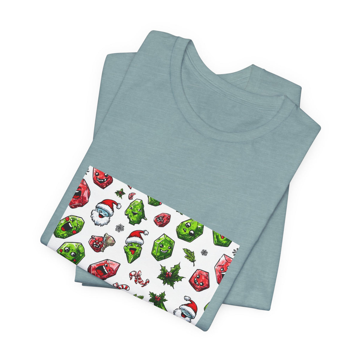 Christmas Crystal Cheer T-Shirt | Soft Blues