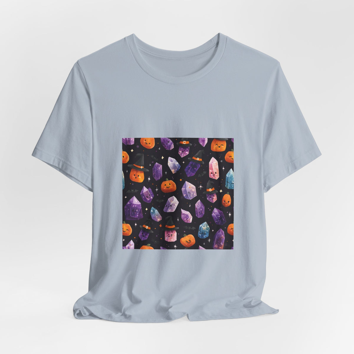 Halloween Crystal Party T-Shirt | Soft Blues