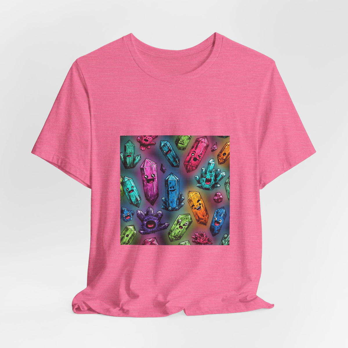Colorful Crystal Characters T-Shirt | Pinks & Orchid