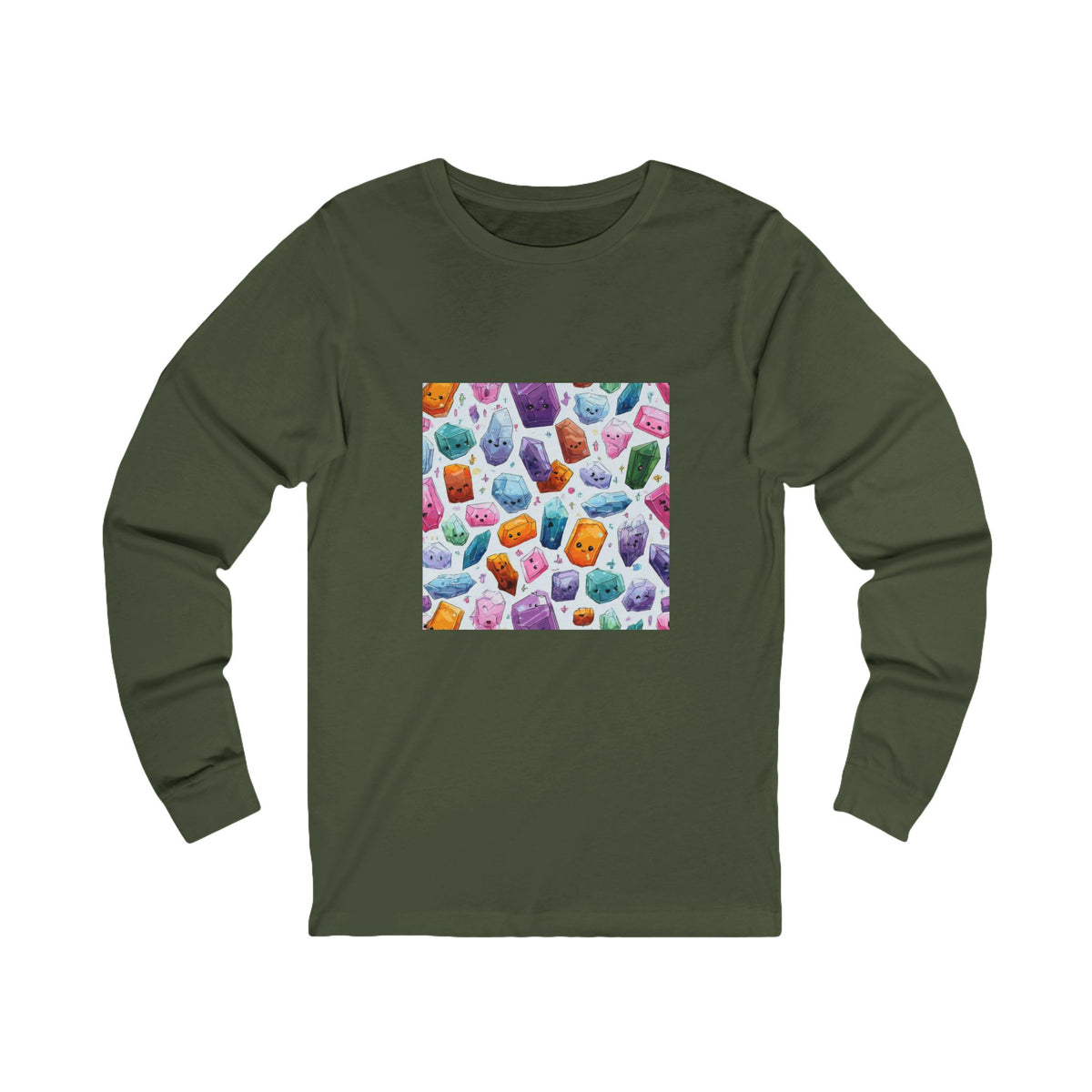 Pastel Crystal Friends Long Sleeve T-Shirt