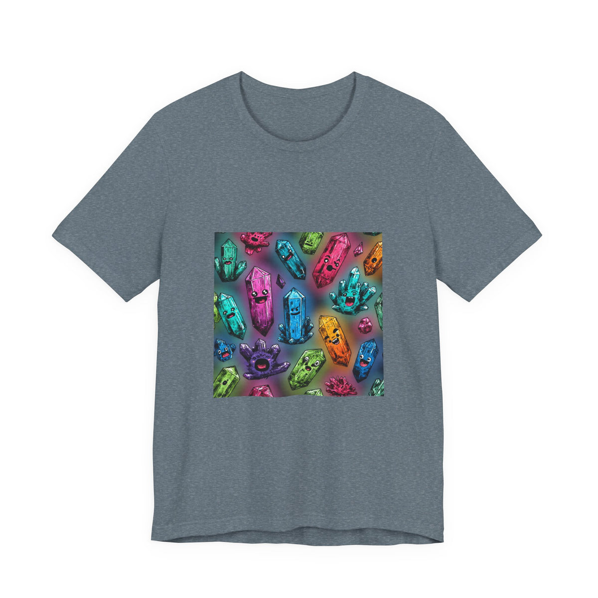 Colorful Crystal Characters T-Shirt | Forest & Ocean