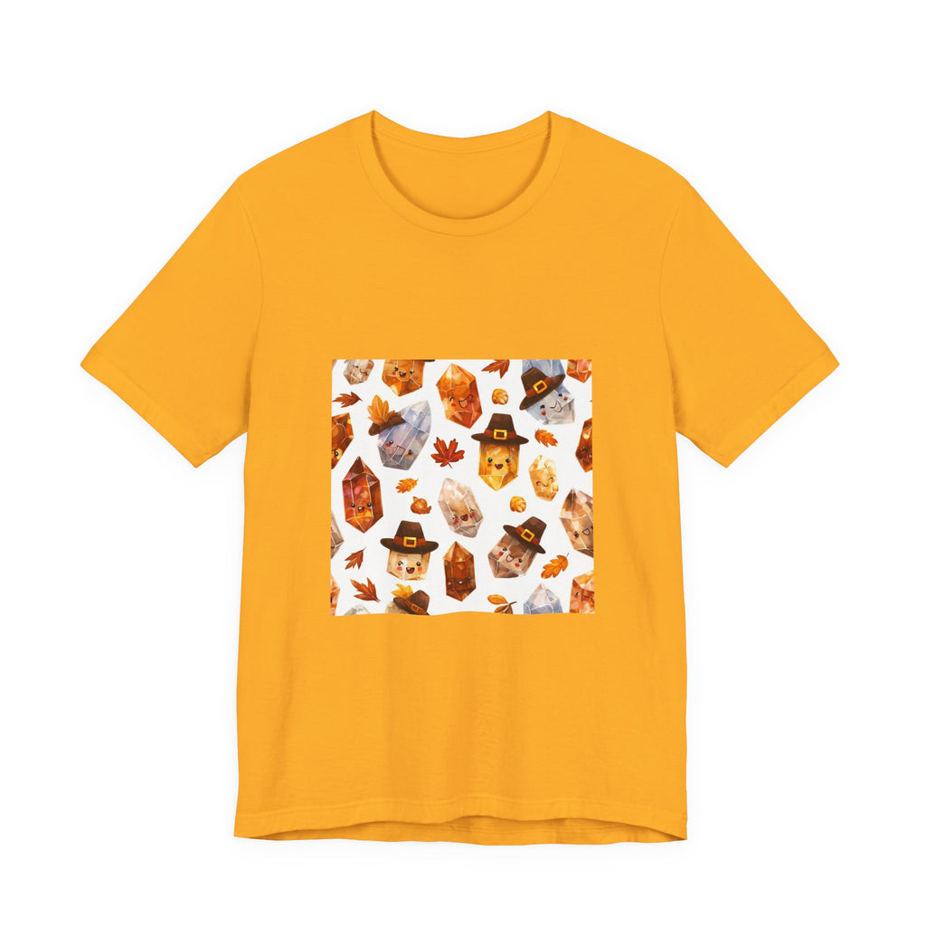 Thanksgiving Crystal Harvest T-Shirt | Golds, Mints & Teal