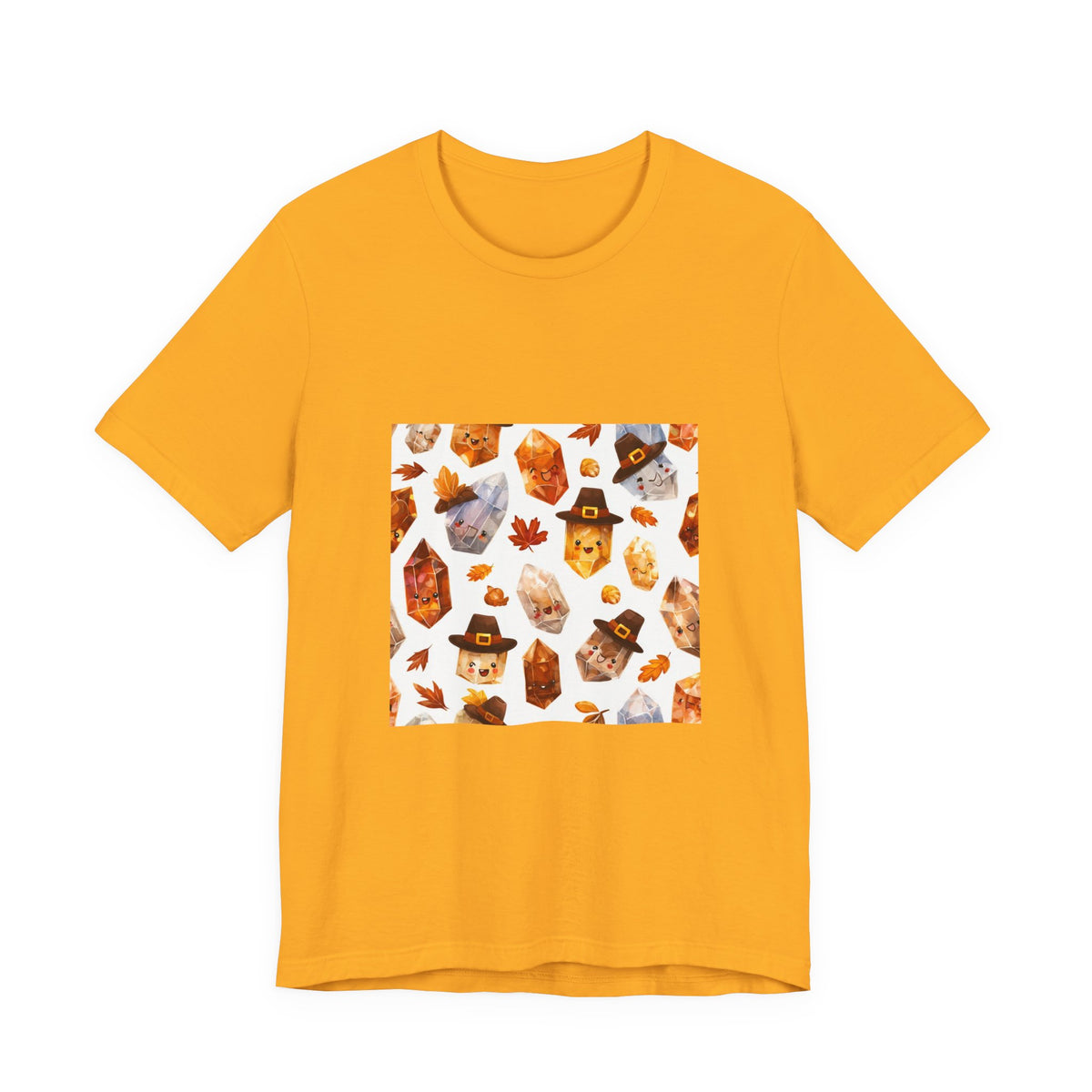 Thanksgiving Crystal Harvest T-Shirt | Golds, Mints & Teal