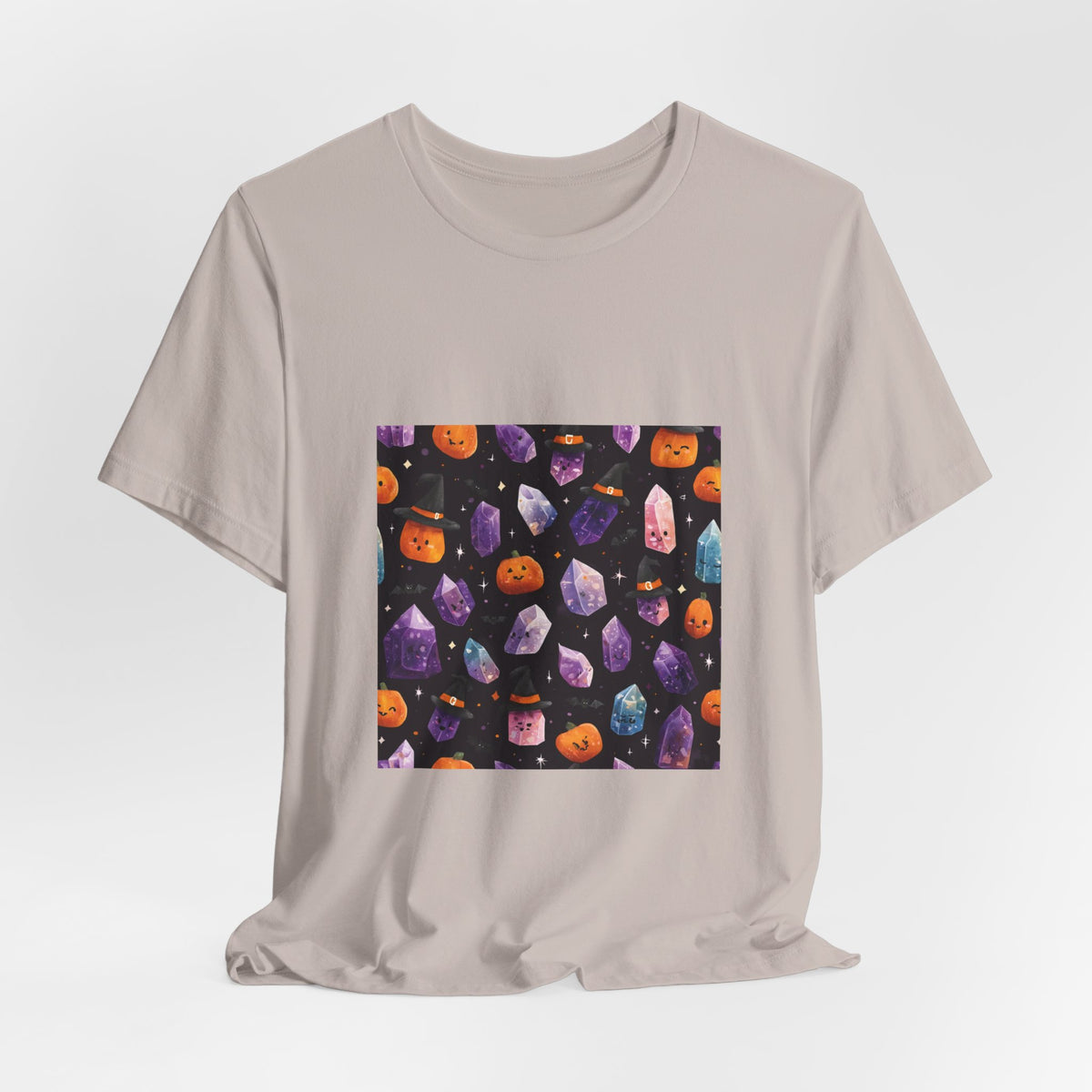 Halloween Crystal Party T-Shirt | Light Neutrals