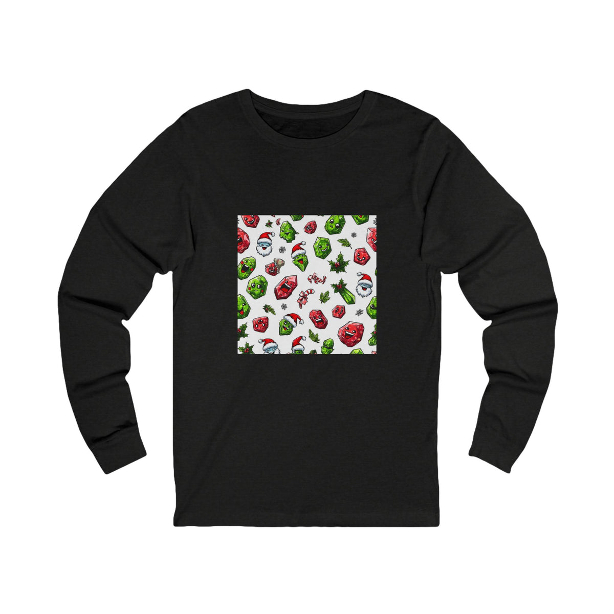 Christmas Crystal Cheer Long Sleeve T-Shirt