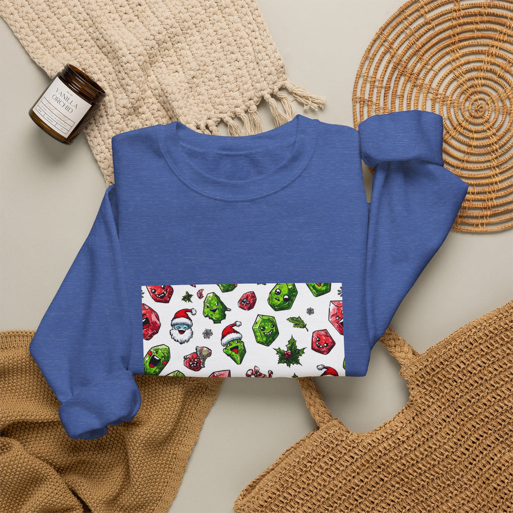 Christmas Crystal Cheer Crewneck | Blues, Purples & Pinks
