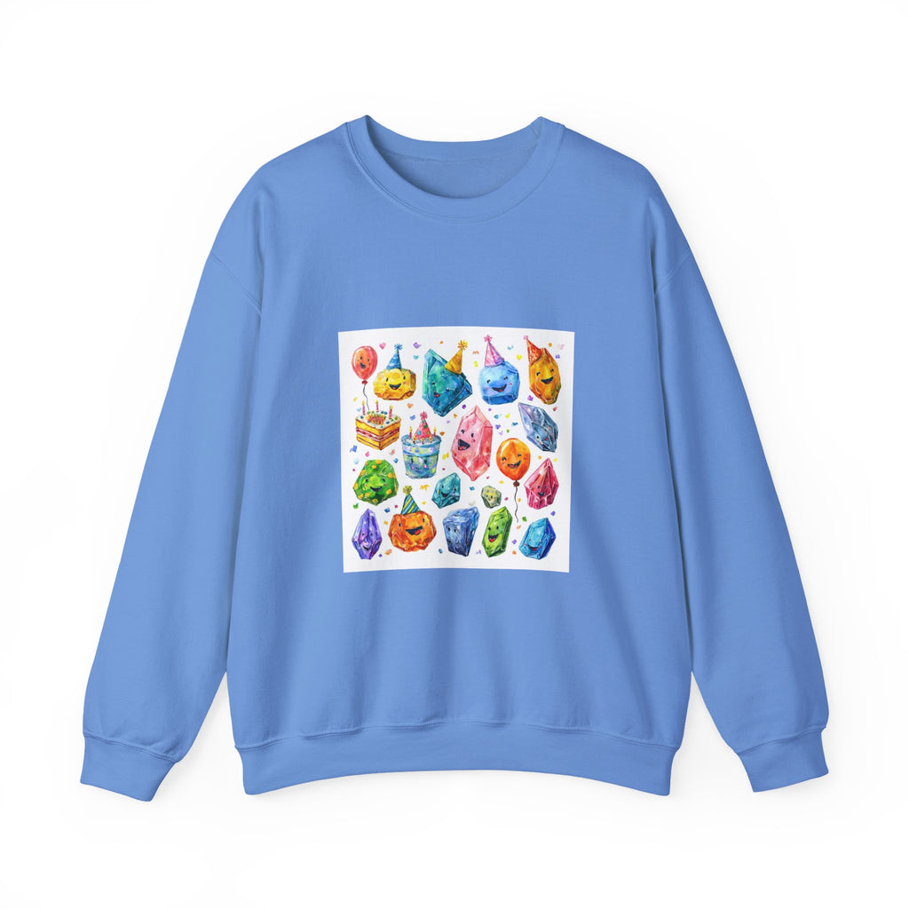 Crystal Birthday Party Crewneck | Blues, Purples & Pinks