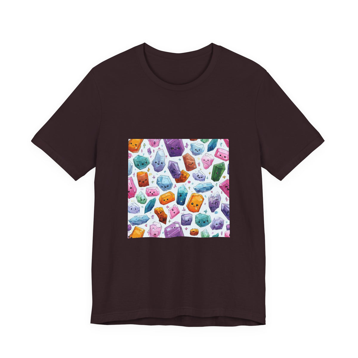 Pastel Crystal Friends T-Shirt | Dark Neutrals & Reds