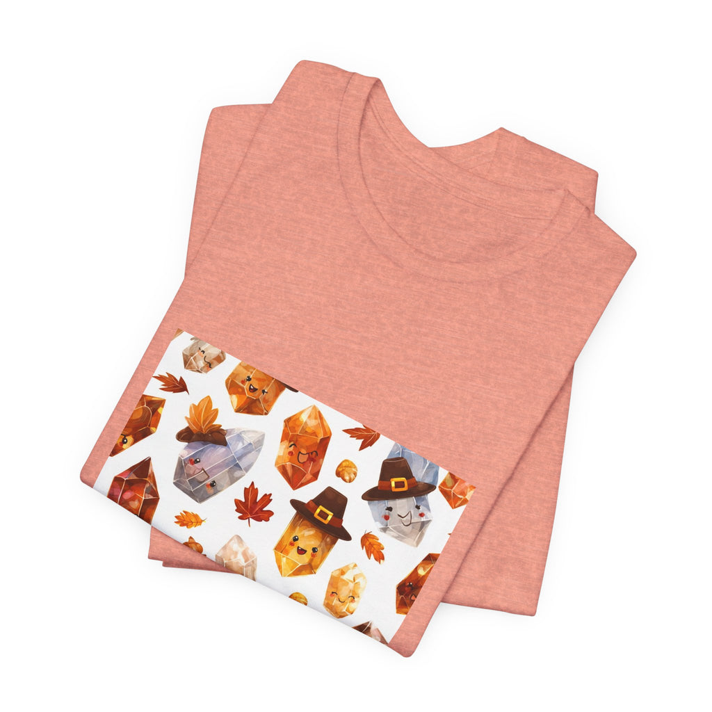 Thanksgiving Crystal Harvest T-Shirt | Pinks & Orchid