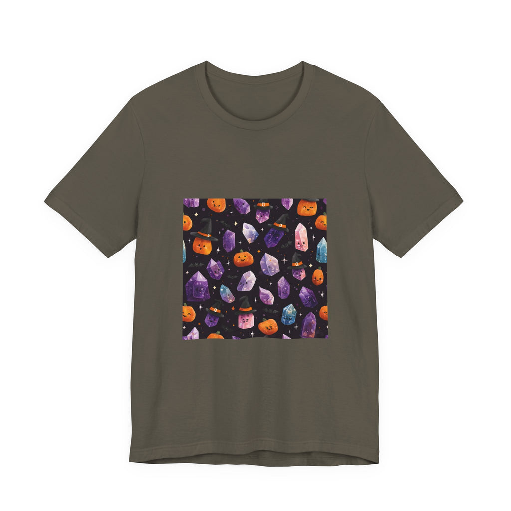 Halloween Crystal Party T-Shirt | Greens