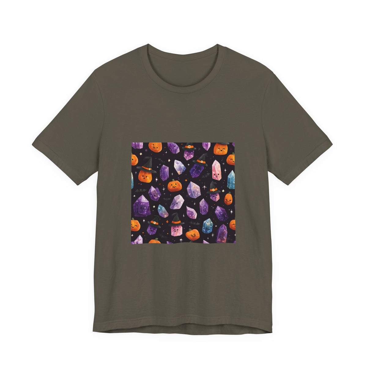 Halloween Crystal Party T-Shirt | Greens