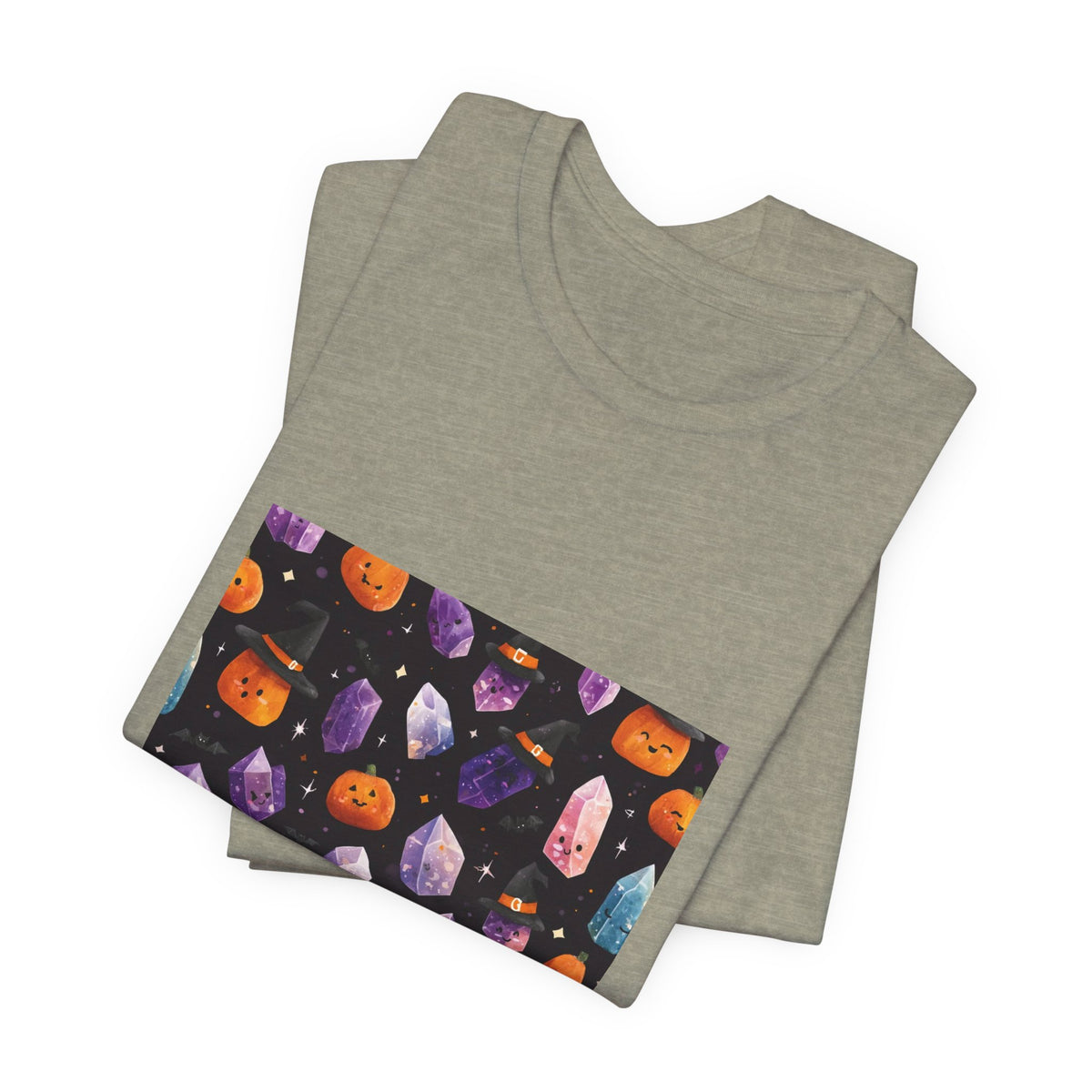 Halloween Crystal Party T-Shirt | Light Neutrals