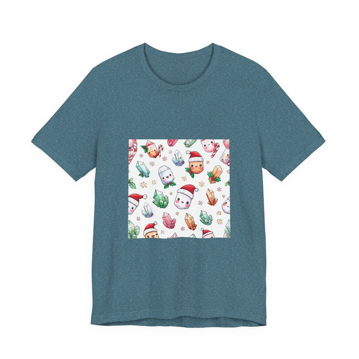 Pastel Christmas Crystal Friends T-Shirt | Forest & Ocean