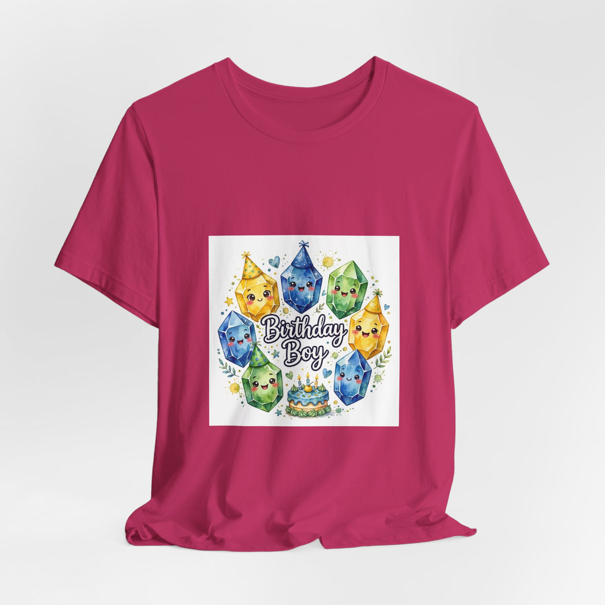 Birthday Boy Crystal Party T-Shirt | Pinks & Orchid