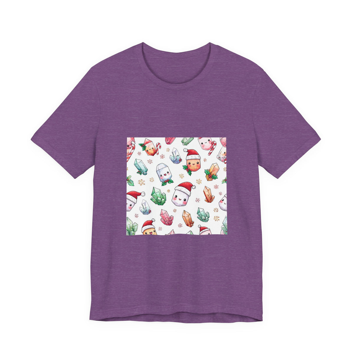 Pastel Christmas Crystal Friends T-Shirt | Royal, Navy & Purple