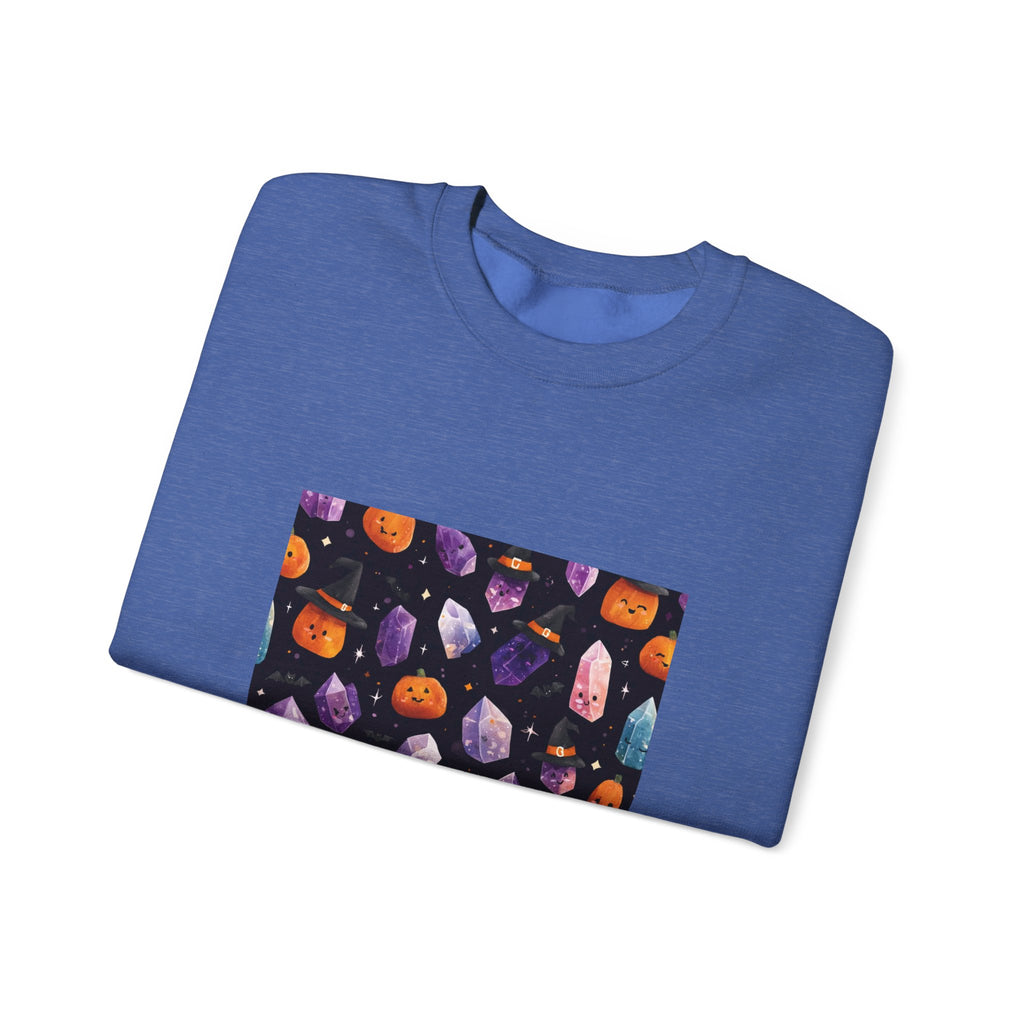 Halloween Crystal Party Crewneck | Blues, Purples & Pinks