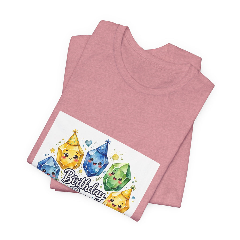 Birthday Boy Crystal Party T-Shirt | Pinks & Orchid