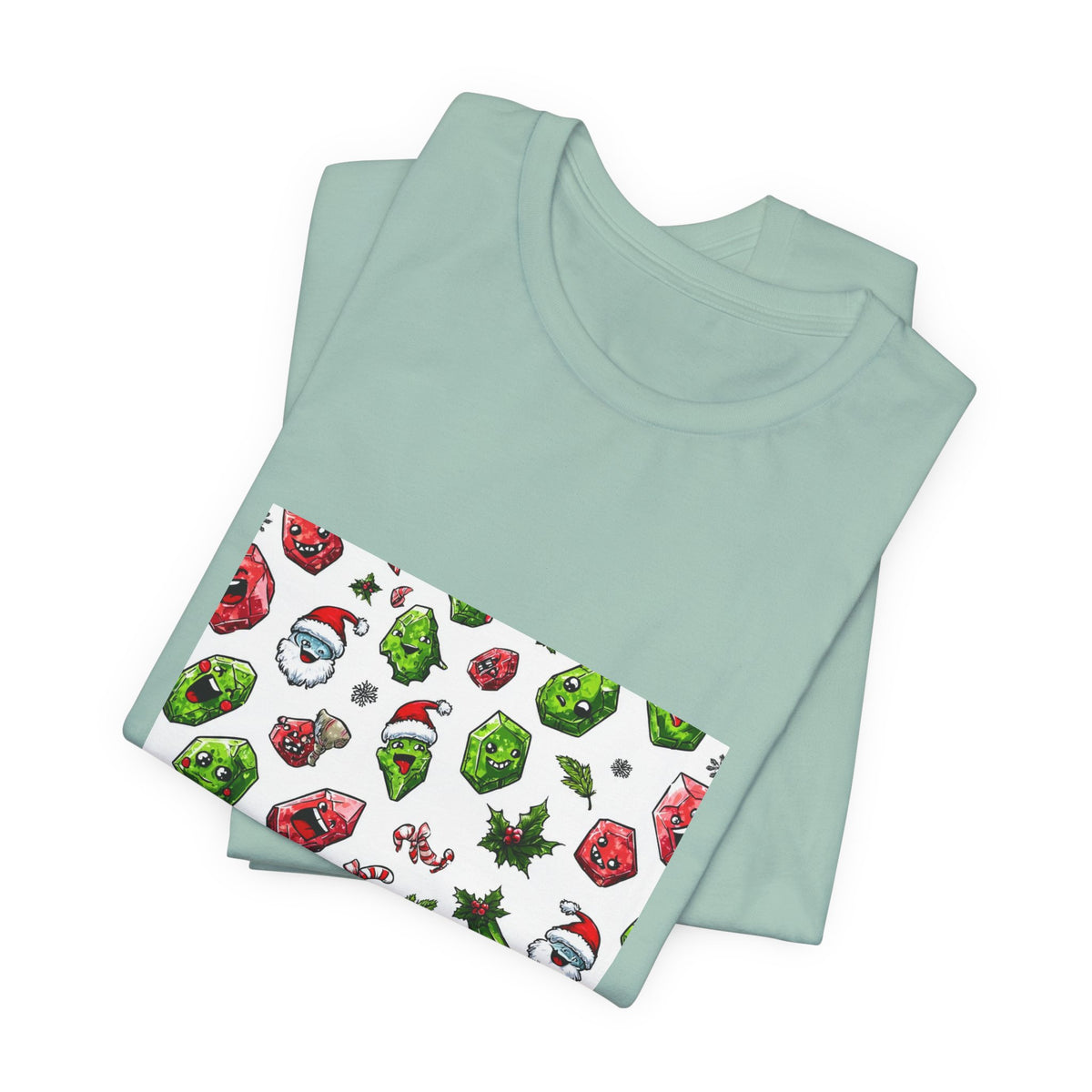 Christmas Crystal Cheer T-Shirt | Soft Blues
