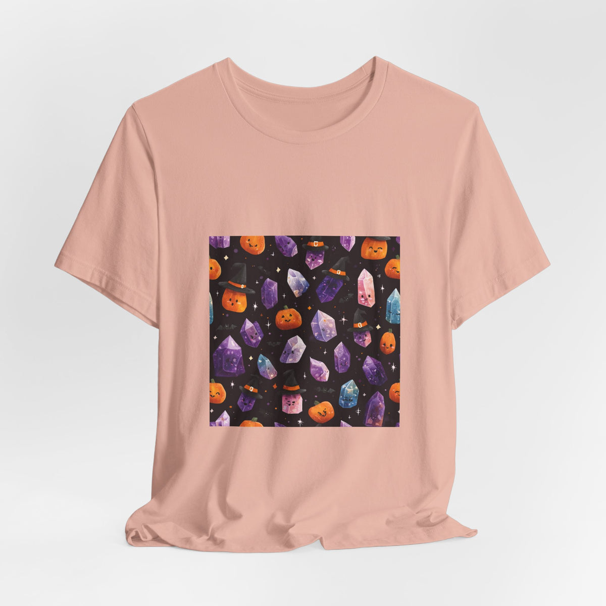 Halloween Crystal Party T-Shirt | Peach & Sunset
