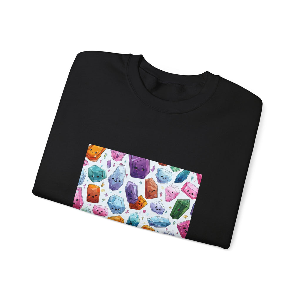 Pastel Crystal Friends Crewneck | Neutrals & Reds