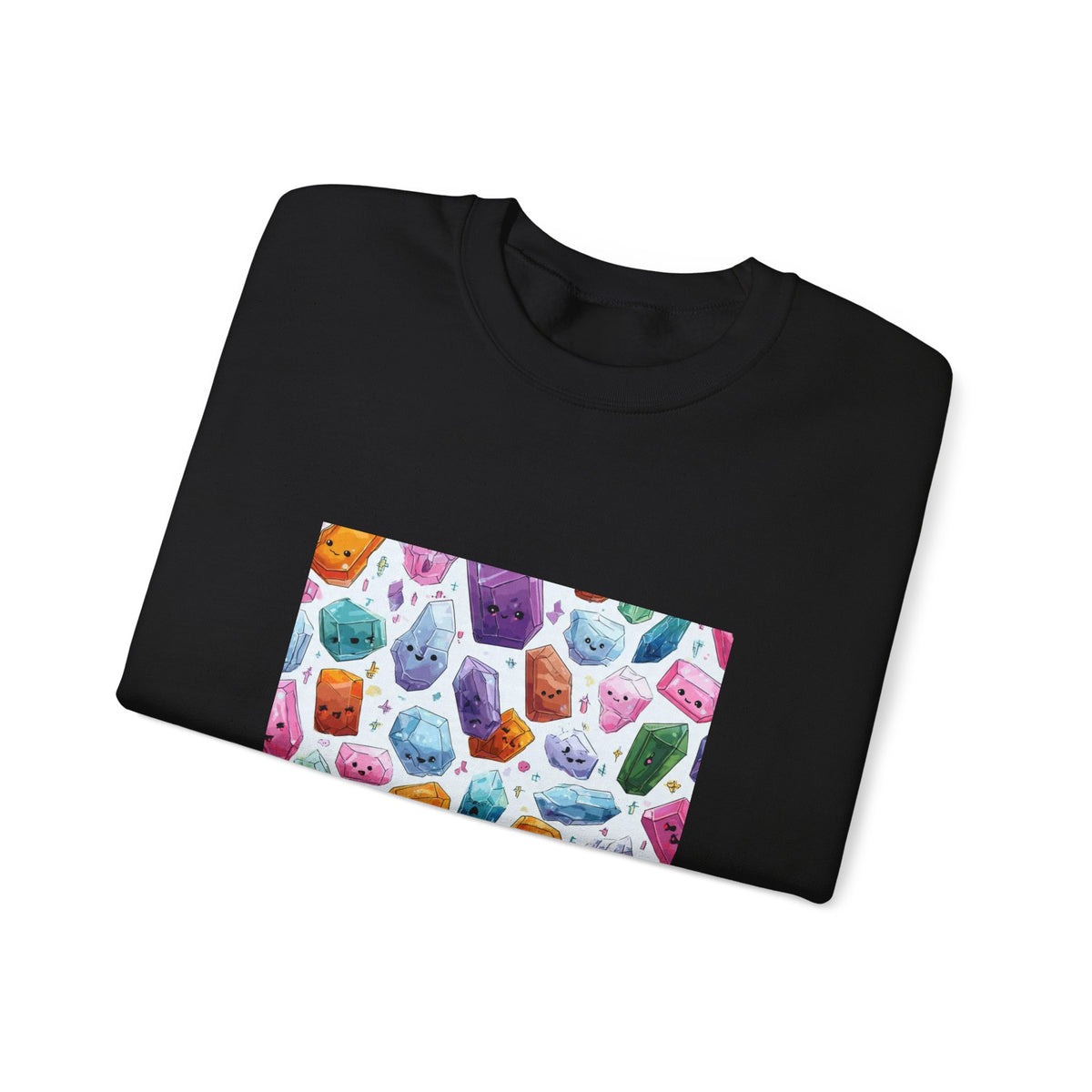 Pastel Crystal Friends Crewneck | Neutrals & Reds