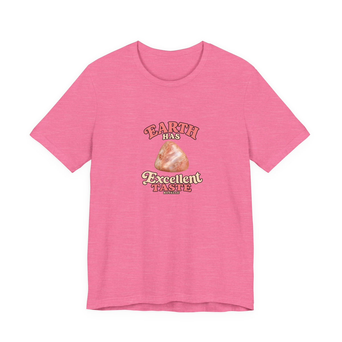Earth Has Excellent Taste — Peach Moonstone Tee | Pinks & Orchid