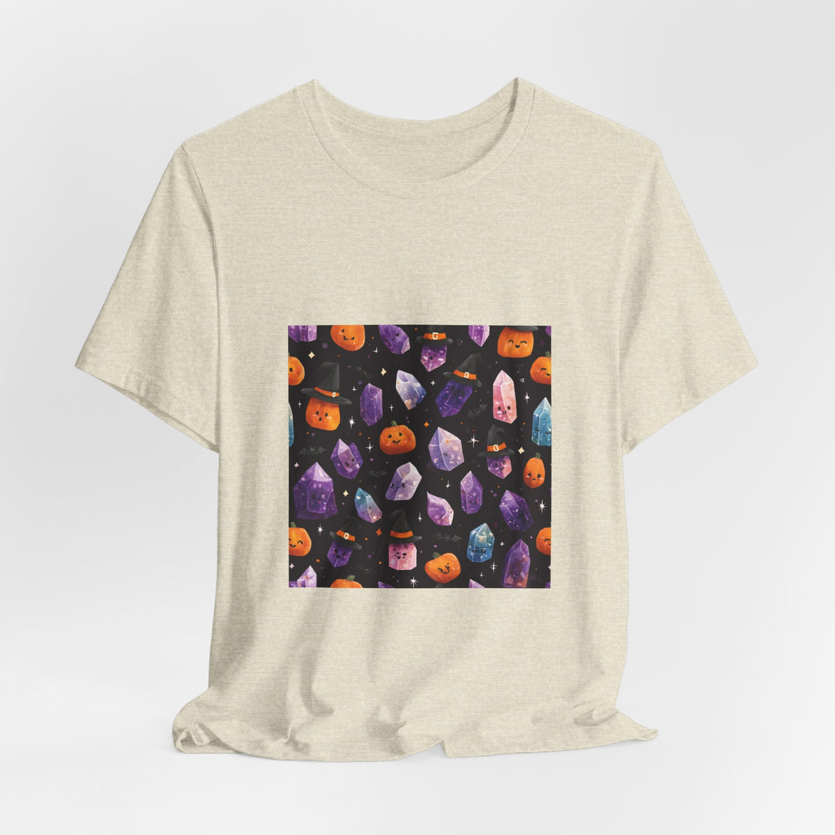 Halloween Crystal Party T-Shirt | Sandy Neutrals & Oranges