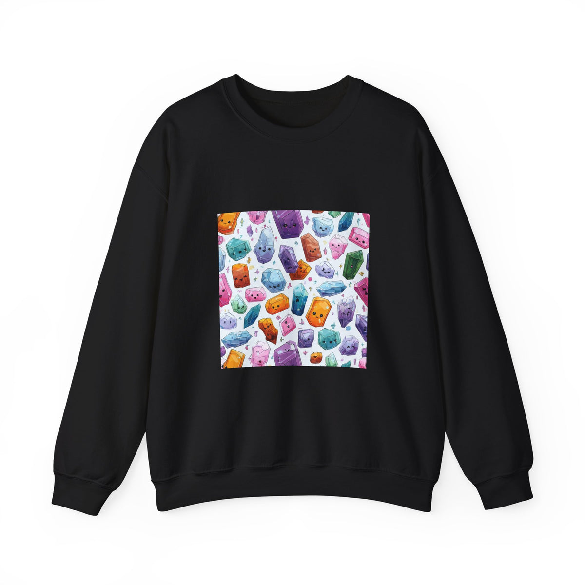 Pastel Crystal Friends Crewneck | Neutrals & Reds