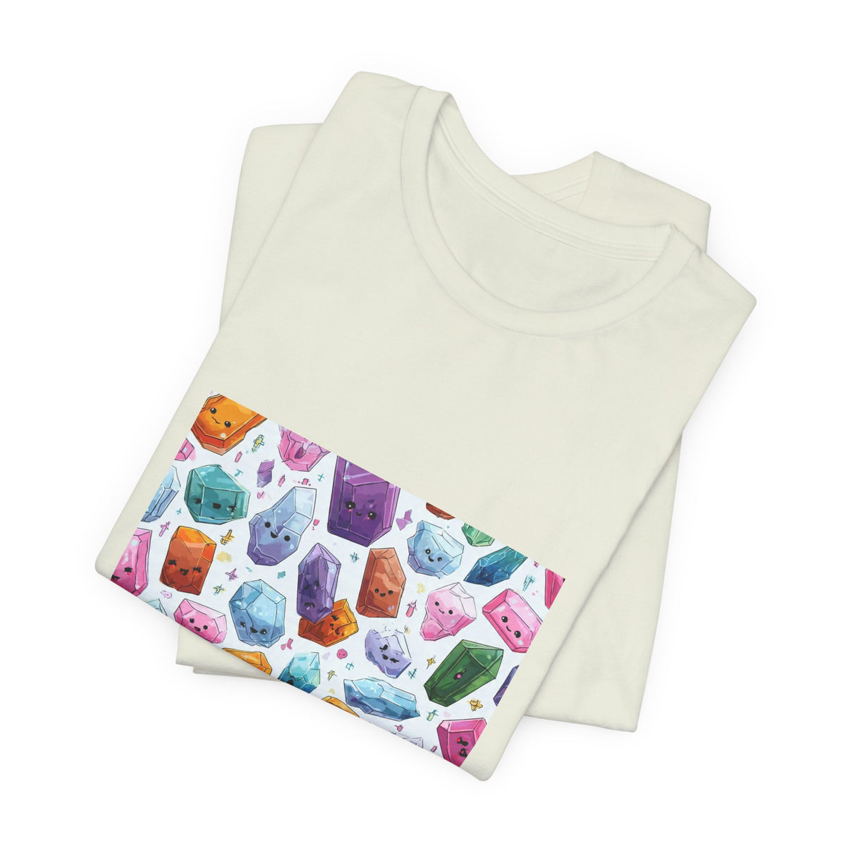 Pastel Crystal Friends T-Shirt | Golds, Mints & Teal