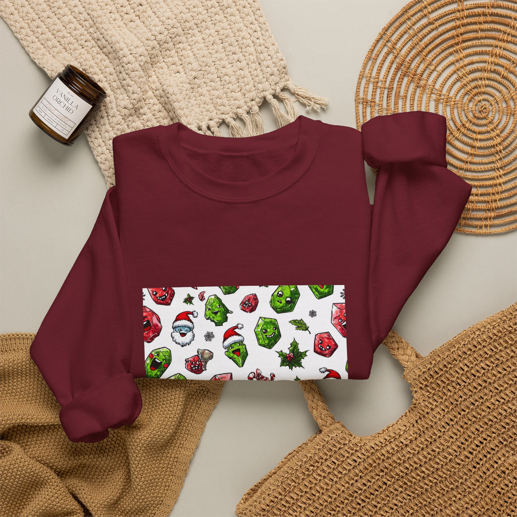 Christmas Crystal Cheer Crewneck | Earth Tones & Brights