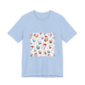 Pastel Christmas Crystal Friends T-Shirt | Soft Blues