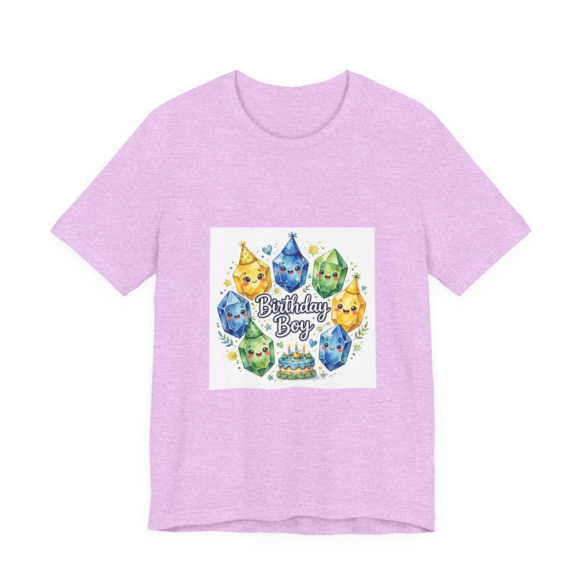Birthday Boy Crystal Party T-Shirt | Pinks & Orchid