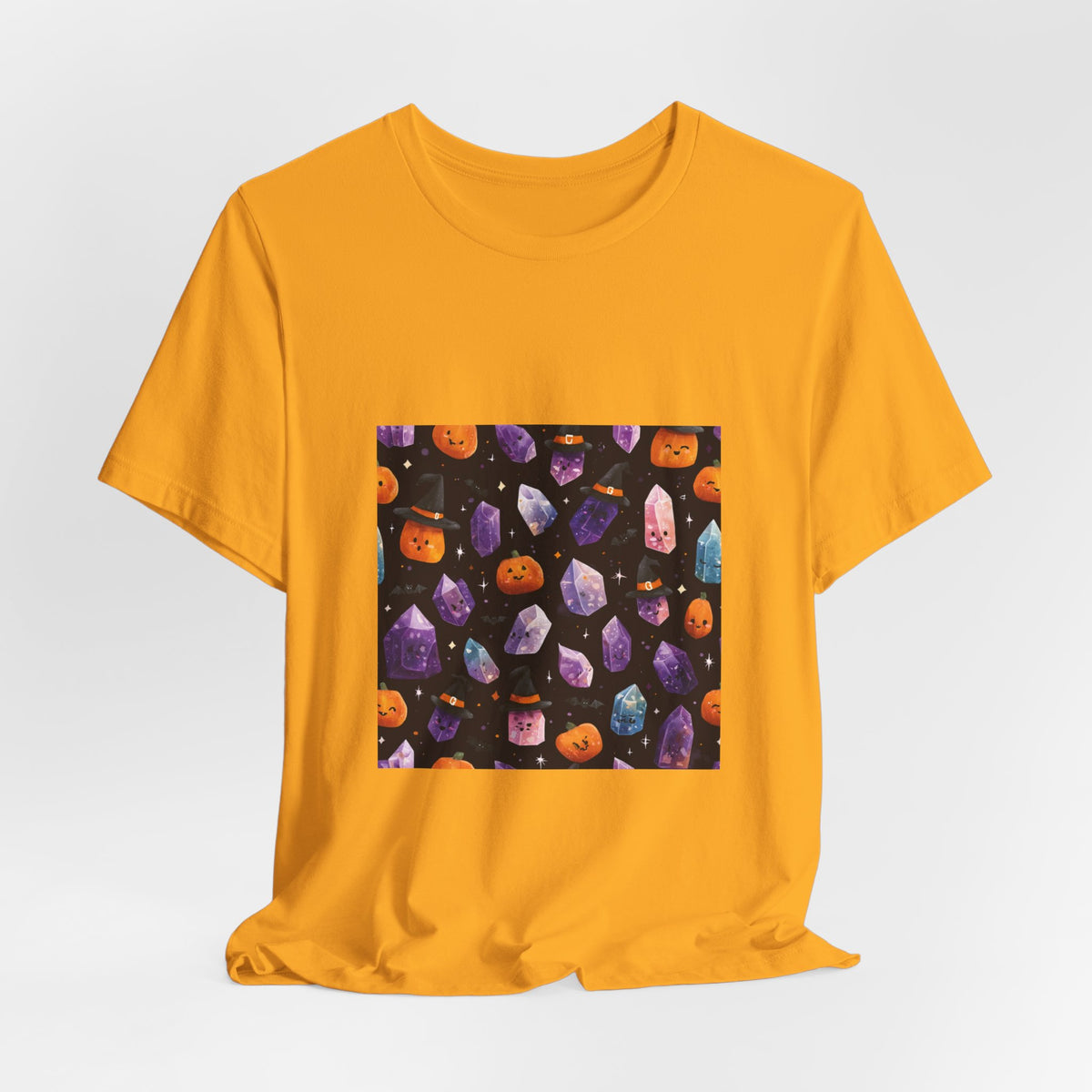 Halloween Crystal Party T-Shirt | Golds, Mints & Teal
