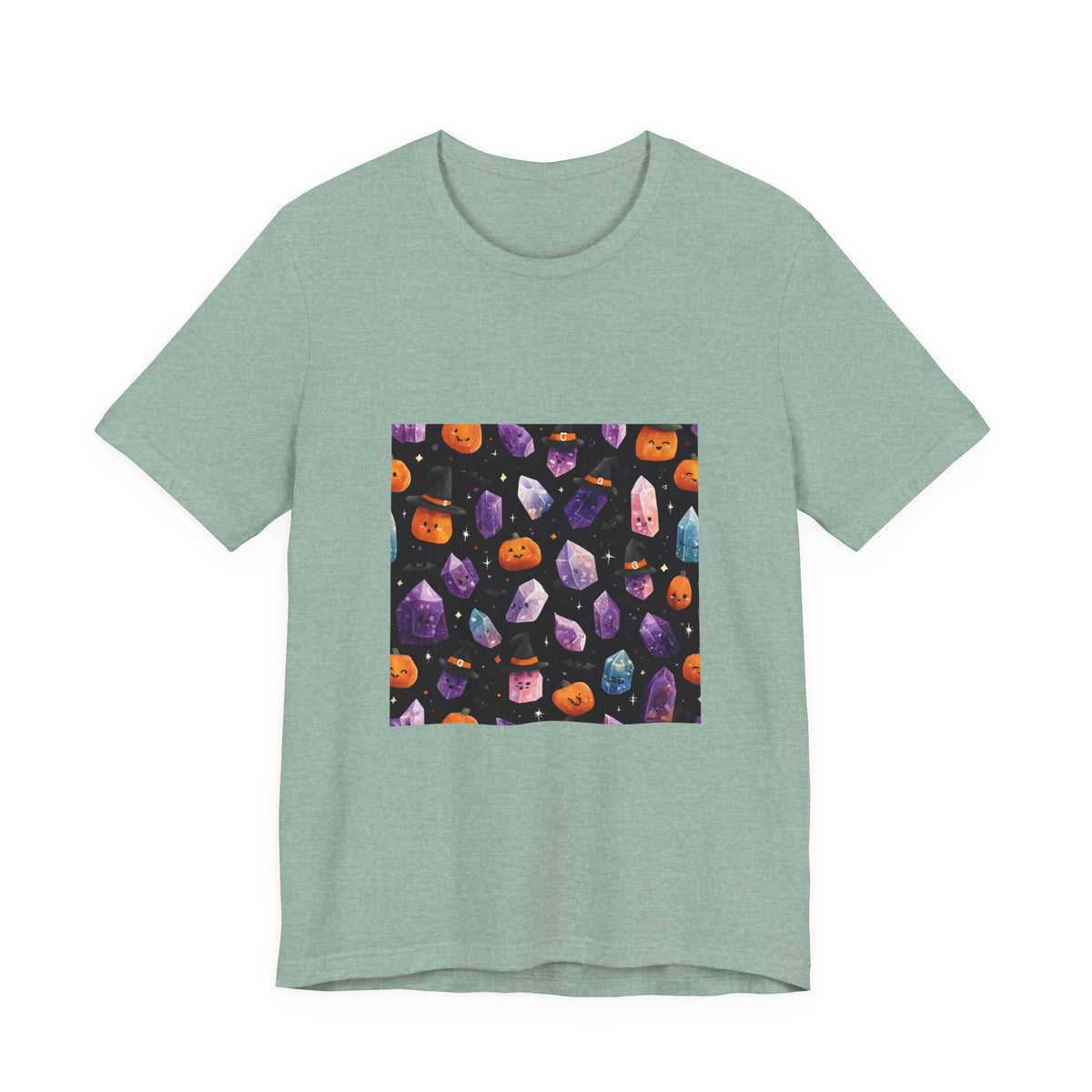Halloween Crystal Party T-Shirt | Soft Blues